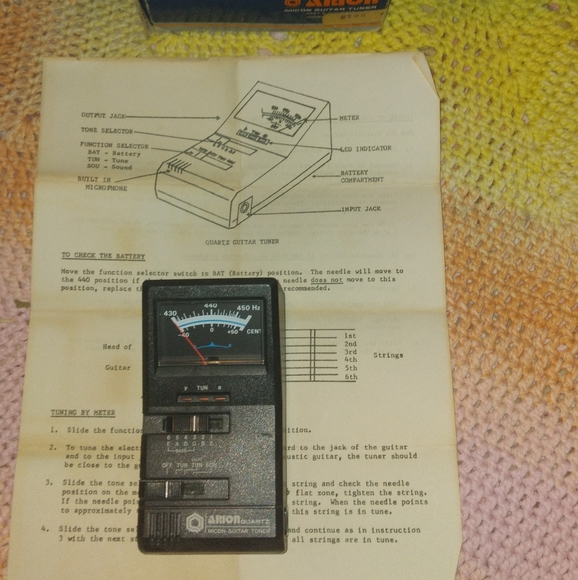 Gifted FREE with Purchase ⭐️ Arion Micon Guitar Tuner - Picture 3 of 5